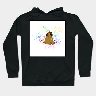 Adorable Brown Dog Hoodie